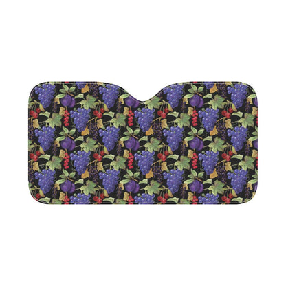 Grape Pattern Print Design GP05 Car Sun Shade-JorJune