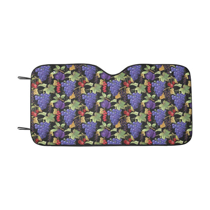 Grape Pattern Print Design GP05 Car Sun Shade-JorJune