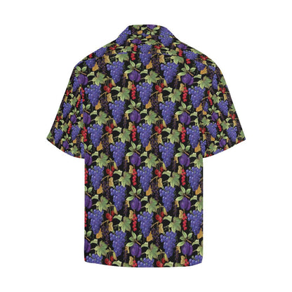 Grape Pattern Print Design GP05 Men Hawaiian Shirt-JorJune