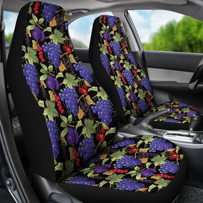 Grape Pattern Print Design GP05 Universal Fit Car Seat Covers-JorJune