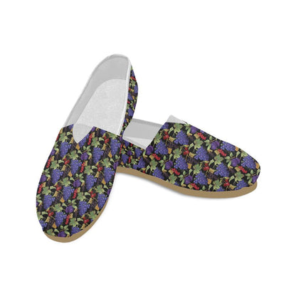 Grape Pattern Print Design GP05 Women Casual Shoes-JorJune.com