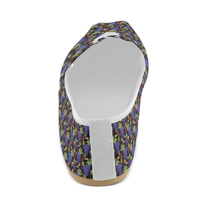 Grape Pattern Print Design GP05 Women Casual Shoes-JorJune.com