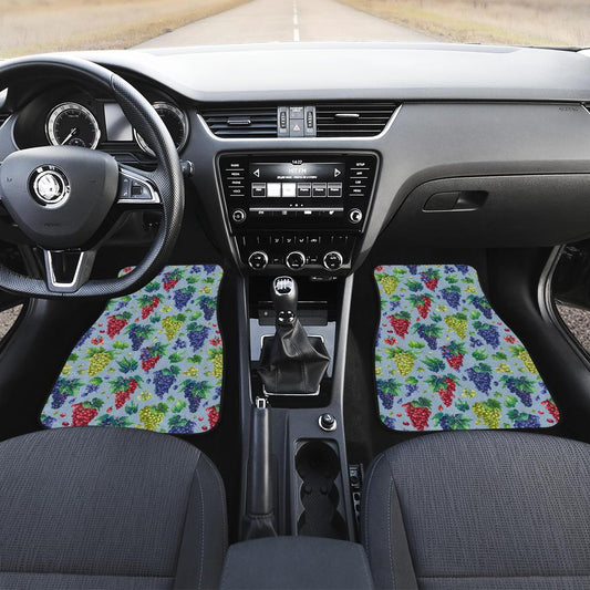Grape Pattern Print Design GP06 Car Floor Mats-JorJune