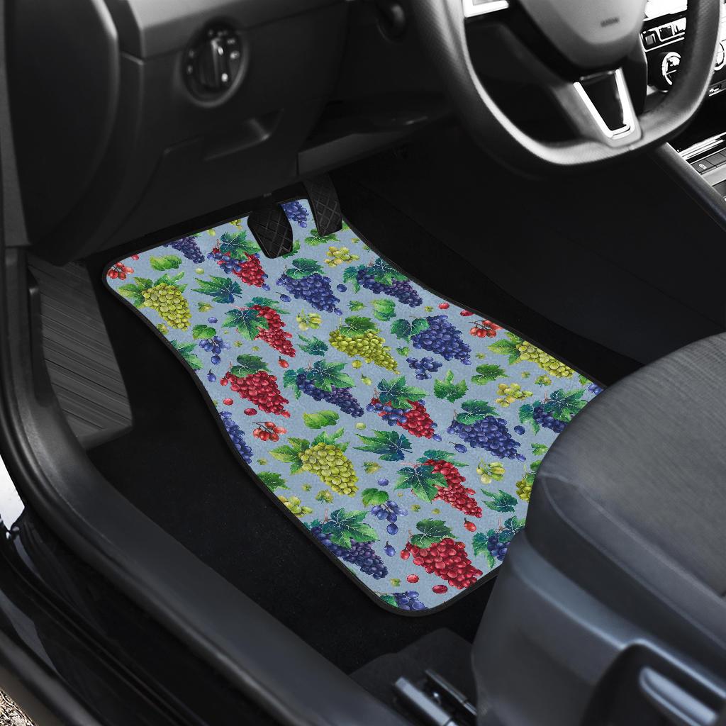 Grape Pattern Print Design GP06 Car Floor Mats-JorJune