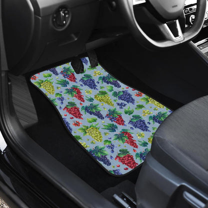 Grape Pattern Print Design GP06 Car Floor Mats-JorJune