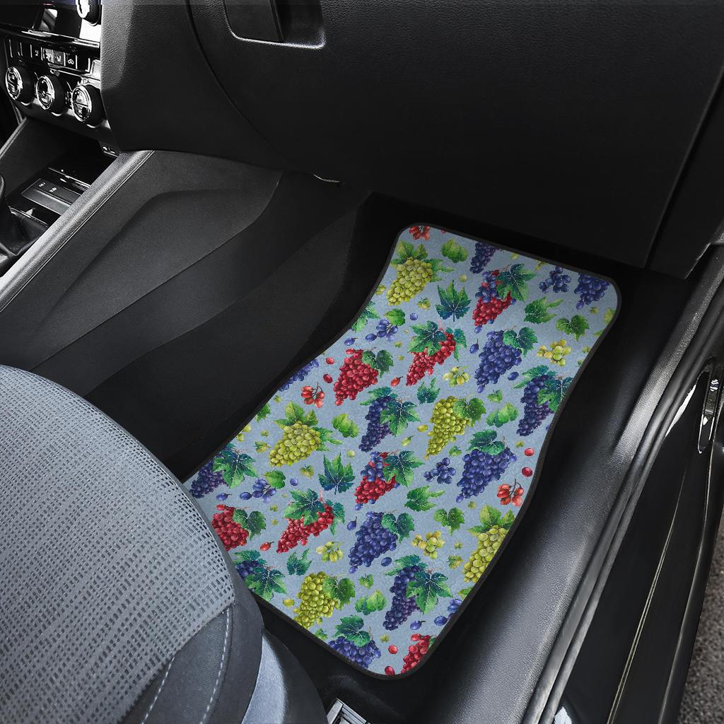 Grape Pattern Print Design GP06 Car Floor Mats-JorJune