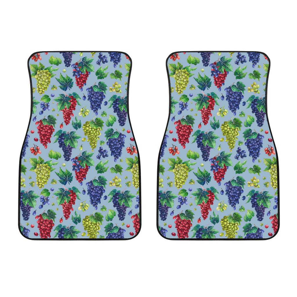 Grape Pattern Print Design GP06 Car Floor Mats-JorJune