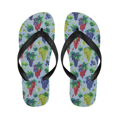 Grape Pattern Print Design GP06 Flip Flops-JorJune