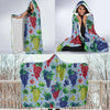 Grape Pattern Print Design GP06 Hooded Blanket-JORJUNE.COM