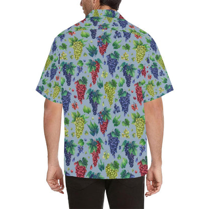 Grape Pattern Print Design GP06 Men Hawaiian Shirt-JorJune
