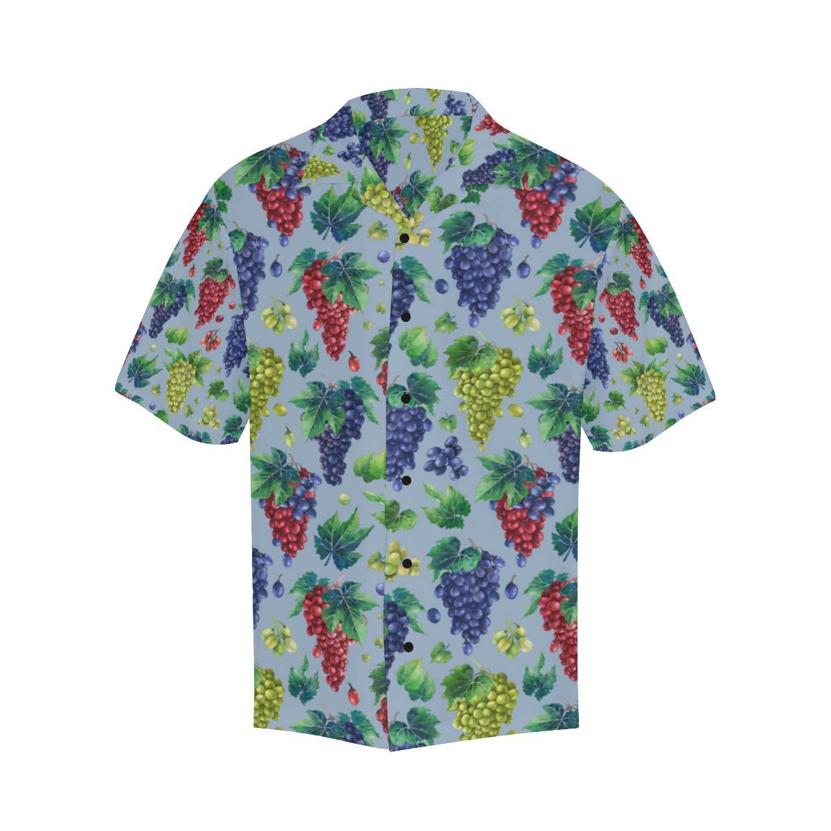 Grape Pattern Print Design GP06 Men Hawaiian Shirt-JorJune