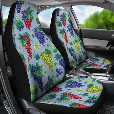 Grape Pattern Print Design GP06 Universal Fit Car Seat Covers-JorJune