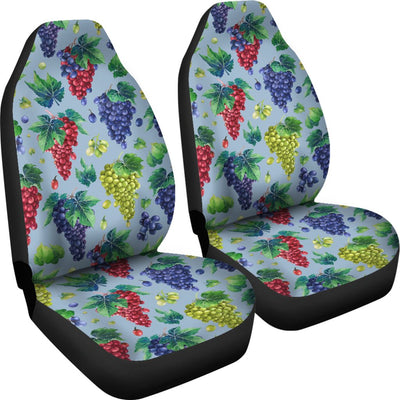 Grape Pattern Print Design GP06 Universal Fit Car Seat Covers-JorJune