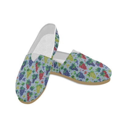Grape Pattern Print Design GP06 Women Casual Shoes-JorJune.com