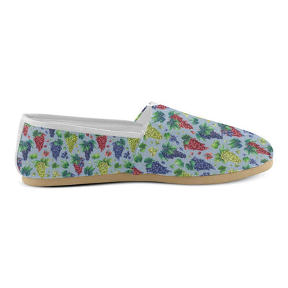Grape Pattern Print Design GP06 Women Casual Shoes-JorJune.com