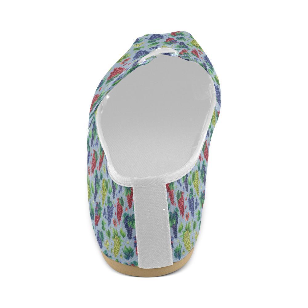 Grape Pattern Print Design GP06 Women Casual Shoes-JorJune.com