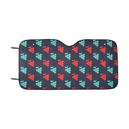 Grape Pattern Print Design GP07 Car Sun Shade-JorJune