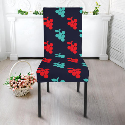 Grape Pattern Print Design GP07 Dining Chair Slipcover-JORJUNE.COM