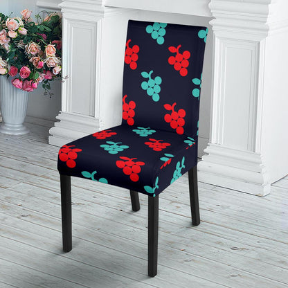 Grape Pattern Print Design GP07 Dining Chair Slipcover-JORJUNE.COM