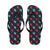 Grape Pattern Print Design GP07 Flip Flops-JorJune