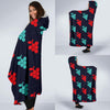 Grape Pattern Print Design GP07 Hooded Blanket-JORJUNE.COM