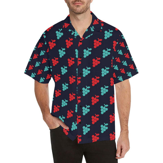Grape Pattern Print Design GP07 Men Hawaiian Shirt-JorJune