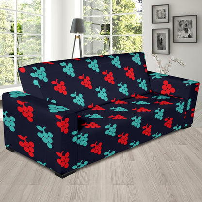Grape Pattern Print Design GP07 Sofa Slipcover-JORJUNE.COM