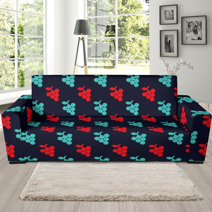 Grape Pattern Print Design GP07 Sofa Slipcover-JORJUNE.COM