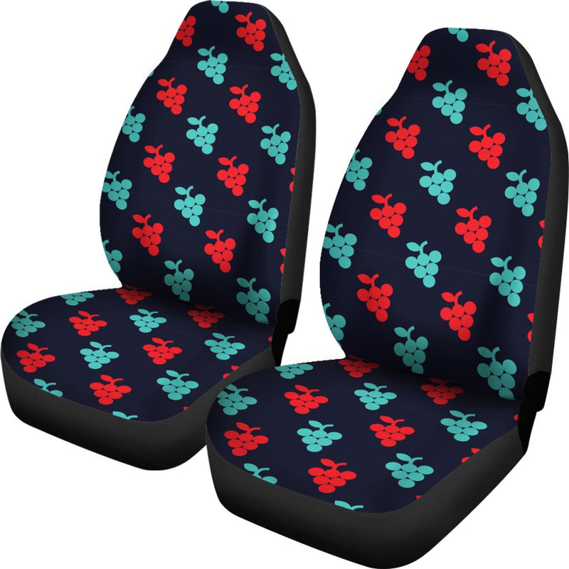 Grape Pattern Print Design GP07 Universal Fit Car Seat Covers-JorJune