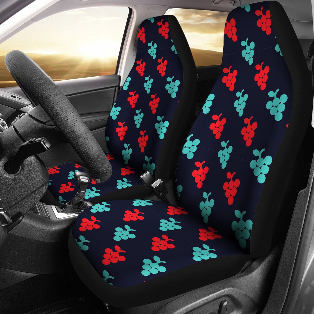 Grape Pattern Print Design GP07 Universal Fit Car Seat Covers-JorJune