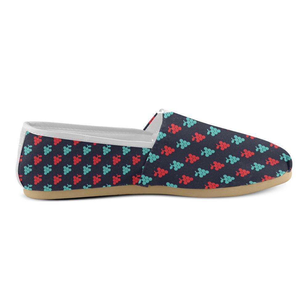 Grape Pattern Print Design GP07 Women Casual Shoes-JorJune.com
