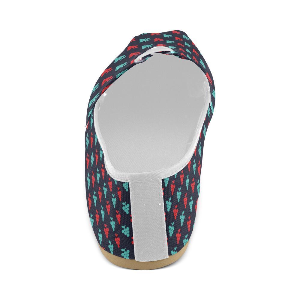Grape Pattern Print Design GP07 Women Casual Shoes-JorJune.com