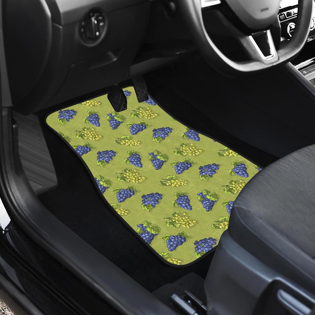Grape Pattern Print Design GP08 Car Floor Mats-JorJune