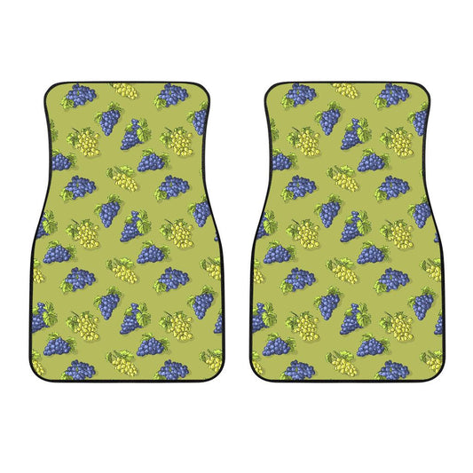 Grape Pattern Print Design GP08 Car Floor Mats-JorJune