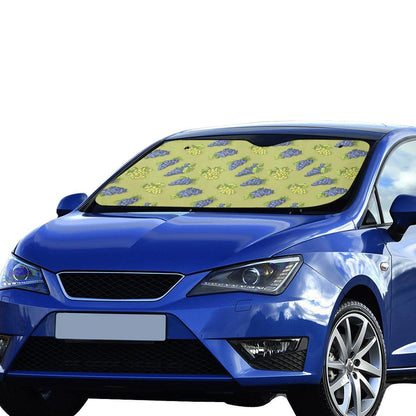 Grape Pattern Print Design GP08 Car Sun Shade-JorJune