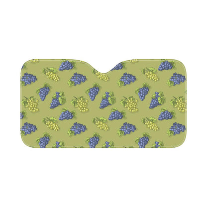 Grape Pattern Print Design GP08 Car Sun Shade-JorJune