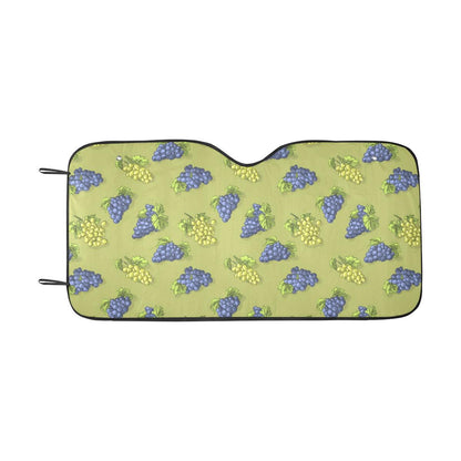 Grape Pattern Print Design GP08 Car Sun Shade-JorJune