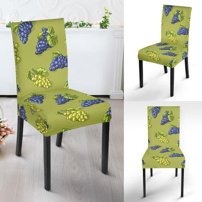Grape Pattern Print Design GP08 Dining Chair Slipcover-JORJUNE.COM