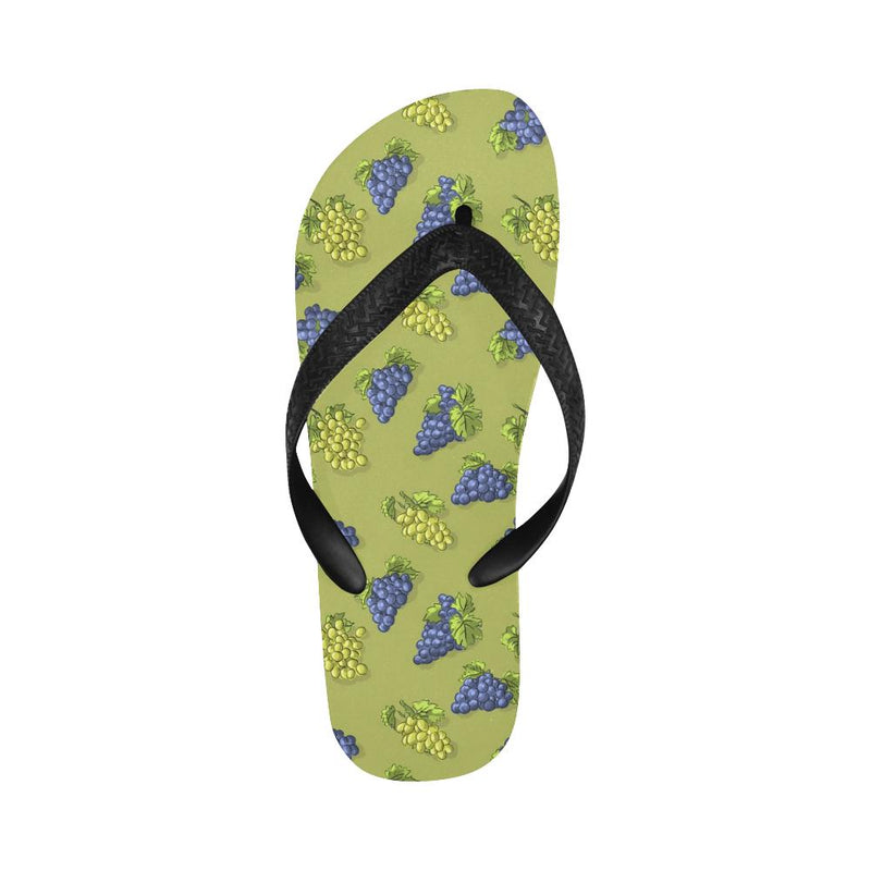 Grape Pattern Print Design GP08 Flip Flops-JorJune