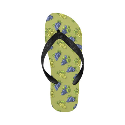 Grape Pattern Print Design GP08 Flip Flops-JorJune