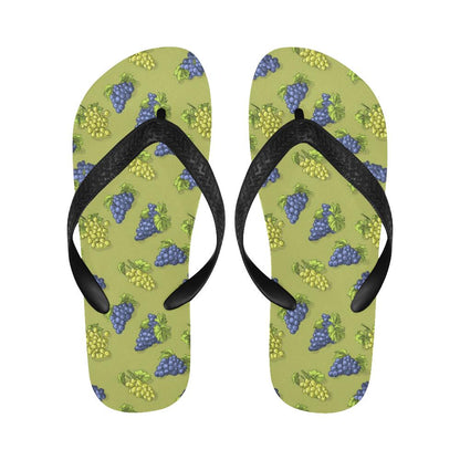 Grape Pattern Print Design GP08 Flip Flops-JorJune
