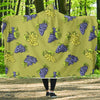 Grape Pattern Print Design GP08 Hooded Blanket-JORJUNE.COM