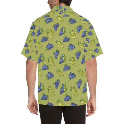 Grape Pattern Print Design GP08 Men Hawaiian Shirt-JorJune