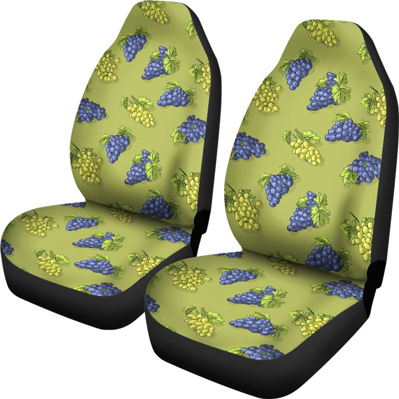 Grape Pattern Print Design GP08 Universal Fit Car Seat Covers-JorJune