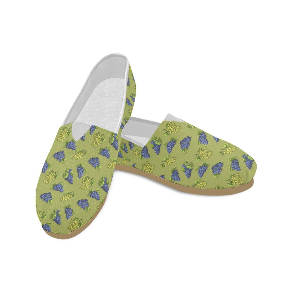 Grape Pattern Print Design GP08 Women Casual Shoes-JorJune.com
