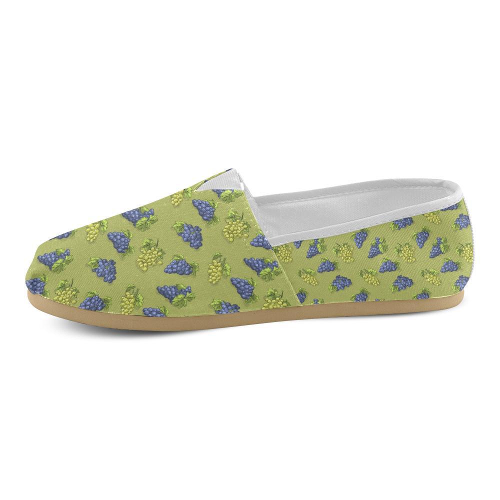 Grape Pattern Print Design GP08 Women Casual Shoes-JorJune.com