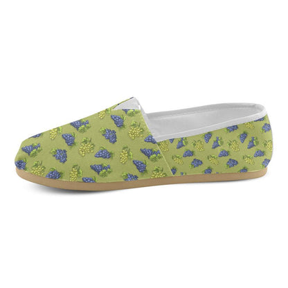 Grape Pattern Print Design GP08 Women Casual Shoes-JorJune.com