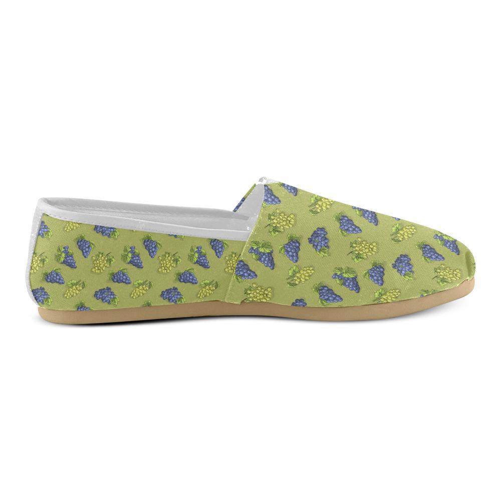 Grape Pattern Print Design GP08 Women Casual Shoes-JorJune.com