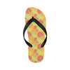 Grapefruit Pattern Print Design GF01 Flip Flops-JorJune