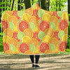 Grapefruit Pattern Print Design GF01 Hooded Blanket-JORJUNE.COM